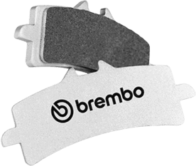תמונה של רפידות בצבע לבן של היצרן ברמבו pad