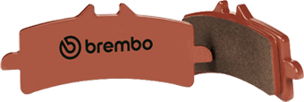 תמונה של רפידות בצבע חום חמרה של היצרן ברמבו pad
